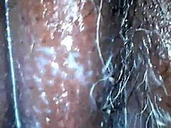 Playboy goo is a sticky substance for licking in the video.