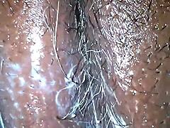 Playboy goo is a sticky substance for licking in the video.