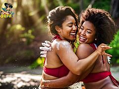 Compilation Of Sexy Latina Lesbians Milfs In Action Together