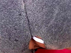 Horny Slut Acts As Sex Doll In Public Outdoor