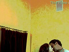 Hairless brunette beauty gets anal fuck bent over