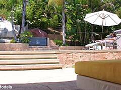 i give neela sky a huge cock pov blowjob and cum facial