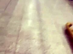 Piss and mini wank at diy store with public shop cock outdoor wanking.