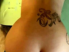 Pretty hooker gets fucked and takes a huge load on her back