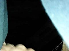 wife acting as prostitute giving intense blowjob in casual encounter