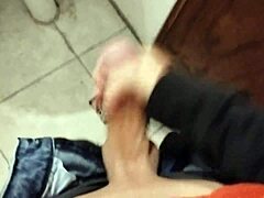 New POV Footage of Skinny Young Girl Masturbating Naked