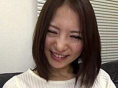 nanko shirosaki in creampie threesome with blonde asian