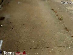 i'm that naughty british teen jerking off a stranger on the train