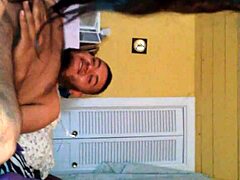 Asian Beauty Riding Fat Dick Latino With Blowjob