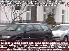 saxon german teen persuaded for street casting