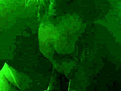 During lunchtime, she gives an amateur blowjob to her colleague