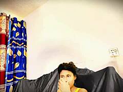 i got facial cumshots while riding tight pussy in threesome ffm with natural tits