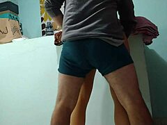 Wow, fat old guy fucks curvy stepsister with big ass!