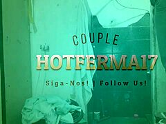 Married woman boldly teases electrician and gets fucked hard in the shower, hidden from husband