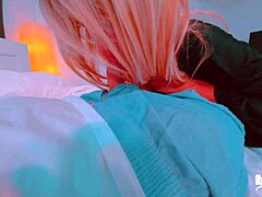 Fuck stepmom in the ass - anal cowgirl ride on a cock!