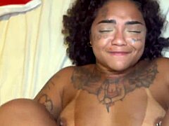 Handcuffed Latina Gifts Pussy To Stepfather For Christmas