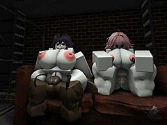 This intense trio of two submissives with big black cock is so hot