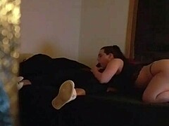 Amber's Warm Mouth For Rookie Cameraman!