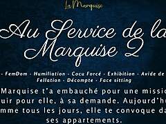 Au Service De La Marquise 2 French Femdom Joi