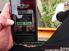 German MILF gets POV facial