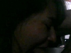 My lover enjoys sucking my monster cock