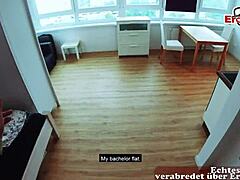 German MILF gets POV facial