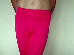 misr4 update 6 pink leggings jul 20 2025 workout tight sexy close up