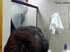 Hot personal trainer gives free squat lesson to neighbor