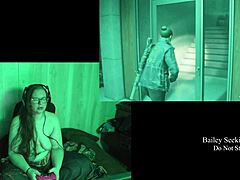 brunette bbw with big tits and ass plays naked at lake house part 4