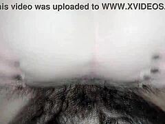 My Argentine Stepsister Helps Me with a Task by Sitting on My Lap