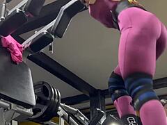 Watch Her Train with Big Tits and Ass