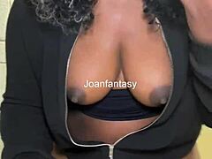 Joanfantasy masturbates wildly in the washroom with toys and dildo!