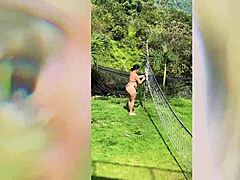 Horny Milf Enm Diamond Delivers Intense Outdoor Blowjob And Interracial Action