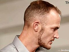 Milf teaches submission in bedroom threesome with big cock and small tits.