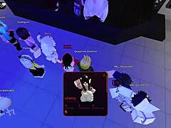 Dan�ando With Naughty Novinhas In Roblox Party Hall!