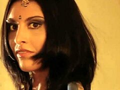 indian girlfriend tries nudity with teasing striptease and dancing moves