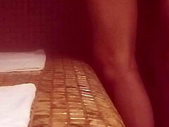 Zafira dives into solo squirting with anal fisting and toy gaping