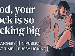 Stranger biker guy with monster cock fucks me hard in real public outdoor sex! Intense moaning orgasm action!