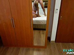 I adore how this beautiful eyed Asian takes big fat cock in doggystyle with cumshot