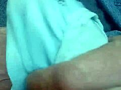 Byrd Intensely Jerking Off His Huge Monster Cock for LadyByrd in Bathroom