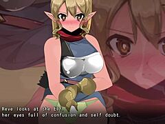 yume-same elf defeat scene with tall femdom face sitting 😈