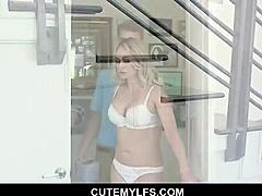 Claudia Valentine Ovulates and Gets Fucked Hard by Dustin Daring for Creampie in Milf Scene