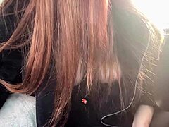 hey artemisia love, why flash those big tits outdoors in the car like a horny italian milf?