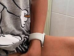 I feel so aroused this early morning as my fingers gently caress my small 18+ clitoris in real masturbation.