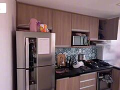 i love showing off my new apartment and breaking it in with rough homemade fuck featuring cute brazilian teen amberzinha...