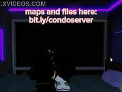 Roblox Slut Sucking Dick with Cumshot Deepthroat and Rough Sex Action