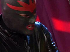 Whornyfilms police officer dives into hardcore threesome with masked guy at work