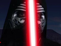 rey experiences mesmerizing encounter with jaime vine in detailed cosplay costumes. the narrative unfolds through hypnotic elements and character immersion.