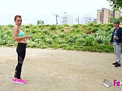 Redhead Milf Veronica Can't Believe Don Jorge's Huge Snake Size During Outdoor Casting Interview With Deepthroat Doggystyle Cowgirl Missionary Riding And Rough Fucking