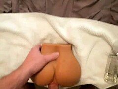 Mac Brampton explores intriguing solo sessions with a realistic sex toy, leading to intense homemade climaxes